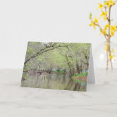 Bluebells at the Creek - Carte de voeux pour la na (Fleur jaune)