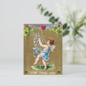 Bluebells Carte postale Victorian Valentine's Day (Debout devant)