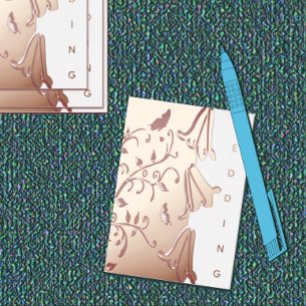 BLUEBELLS EN BUTTERFLIES Folie Folie Uitnodiging