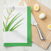 Bluebells en Stitchwort schort Theedoek (Quarter Fold)