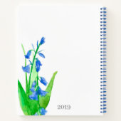Bluebells Fleurs Gratitude Journal personnalisé (Dos)