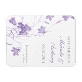 Bluebells - Paars sparen de Datum Magneet (Horizontaal)