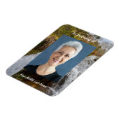 Bluebells Waterfall Landscape Memorial Keepsake Magneet (Linkerzijde)