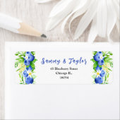 Blueberries and Foliage Wedding Etiket (Insitu)