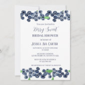 Blueberries Berry Sweet Vrijgezellenfeest Kaart (Voorkant)