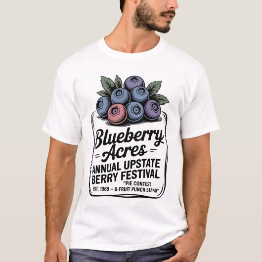 Blueberry Acres T-shirt (Voorkant)