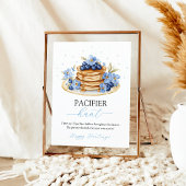 Blueberry Baby Brunch Pacifier Hunt Spelbord Poster