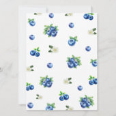 Blueberry Baby Shower Invitation (Dos)