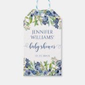 Blueberry baby shower merci pour les étiquettes ca (Devant)