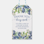 Blueberry baby shower merci pour les étiquettes ca (Dos)