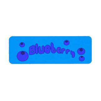 Blueberry Bakkerij Labels