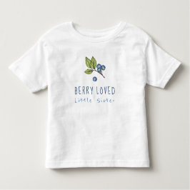 Blueberry Berry hield van kleine zus Kinder Shirts