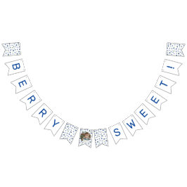 Blueberry Birthday Berry Sweet Foto Vlaggetjes