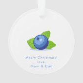 Blueberry Birthday Ornament (achterkant)