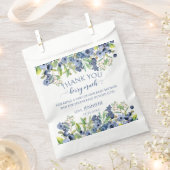 Blueberry bloemenbabyboy douche snoep gunsttassen bedankzakje (Geknipt)