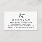 Blueberry Books for Baby Request Enclosure Card Informatiekaartje (Voorkant)