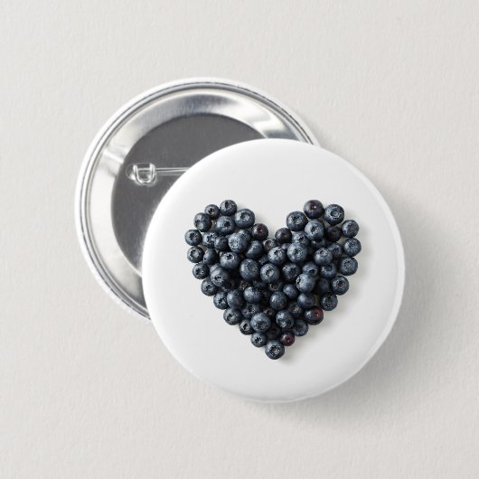 Blueberry-Button Ronde Button 5,7 Cm (Voorkant /achterkant)
