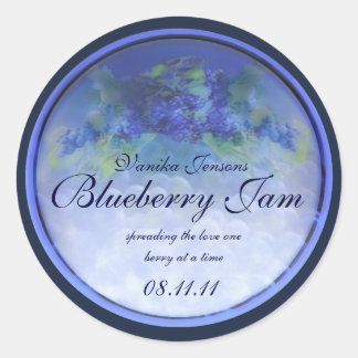Blueberry Canning Étiquette 1