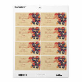 Blueberry Canning label (Full Sheet)
