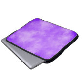 Blueberry Cloud Effect Electronics Bag Laptop Sleeve (Voorkant onderkant)