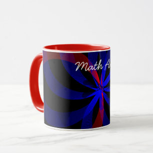 Blueberry Color Center Geometrische koffie Mok