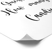 Blueberry - devinez combien de bonbons Poster (Coin)