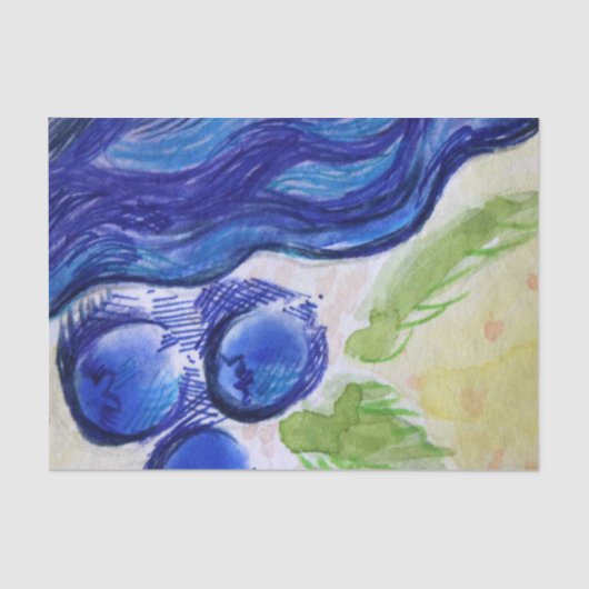 Blueberry Dream Tissuepapier (Voorkant)