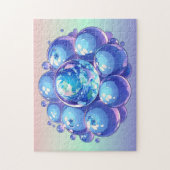 Blueberry Earth Planet stripboekstijl - Legpuzzel (Verticaal)