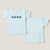 Blueberry Emoji-T-shirt (Ontwerp Voorkant & Achterkant)