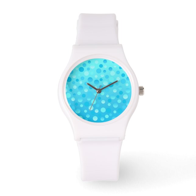 Blueberry Fizz print watch Horloge (Voorkant)