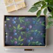 Blueberry Forest Pattern Tissuepapier (Geschenk)
