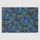 Blueberry Forest Pattern Tissuepapier (Voorkant)