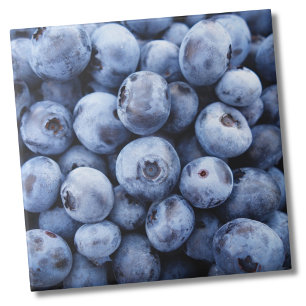 Blueberry Fruit Pattern Tegeltje