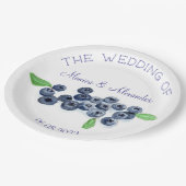 Blueberry Fruits Wedding Party Papieren Bordje (Gekanteld)