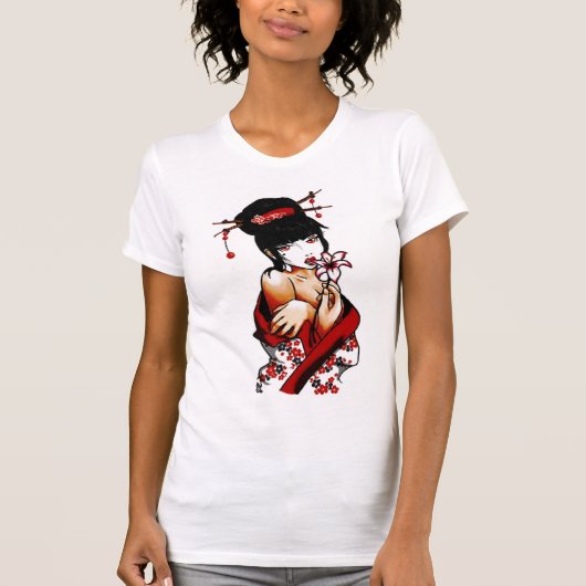 Blueberry Geisha T-shirt (Voorkant)