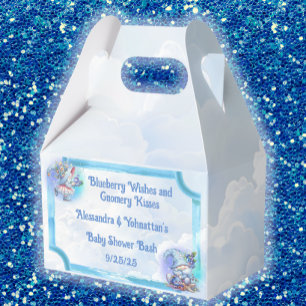 Blueberry Gnome Baby Boy Douche Favoriete Doos Bedankdoosjes
