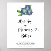 Blueberry - hoe groot is mama's buikspel poster (Voorkant)
