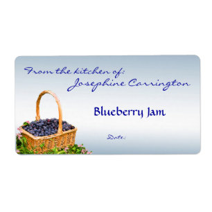 Blueberry Jam Inblikken Labels