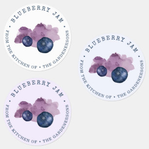 Blueberry Jam Labels