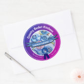  Blueberry Jam Round Sticker (Envelop)