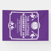 Blueberry Jam Seller Spandoek (Horizontaal)