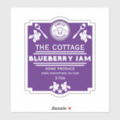 Blueberry Jam Seller Sticker (Vel)