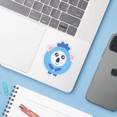 Blueberry Koala Sticker (Laptop met iPhone)