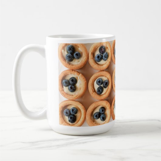 Blueberry Lemon Cookies Cups Recette Mug (Gauche)