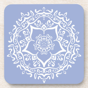 Blueberry Mandala Bier Onderzetter