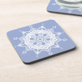 Blueberry Mandala Bier Onderzetter (Linkerzijde)