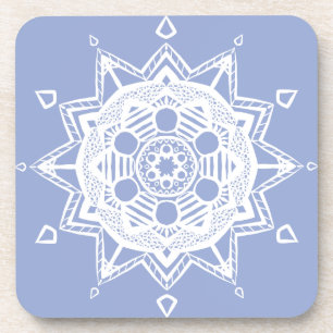 Blueberry Mandala Bier Onderzetter