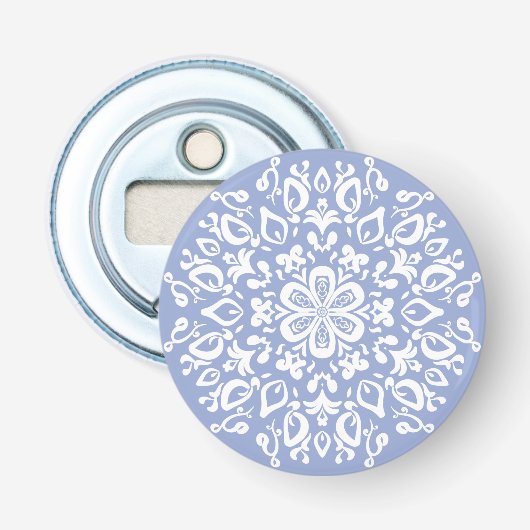 Blueberry Mandala Button Flesopener (Voorkant)