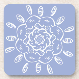 Blueberry Mandala Onderzetter