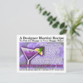 BLUEBERRY MARGARITA RECIPE KAARTEN (Staand voorkant)